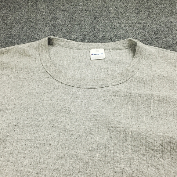 Vintage 90s Champion Thermal Shirt Mens Large Ribbed Baselayer Long Sleeve USA - Picture 5 of 8